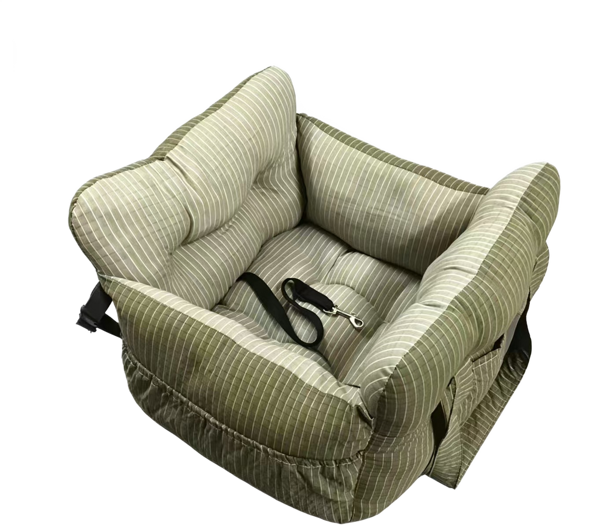 Vovanopet™ All-Weather Striped Travel Dog Car Seat & Lounge Bed