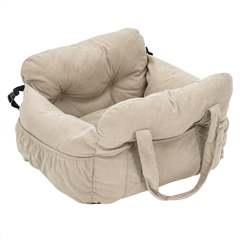 Vovanope  No-Assembly Portable PP Cotton Pet Car Seat & Travel Lounge Bed
