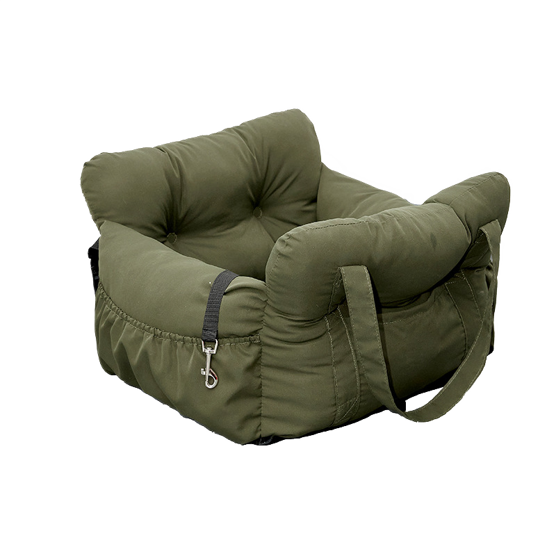 Vovanope  No-Assembly Portable PP Cotton Pet Car Seat & Travel Lounge Bed