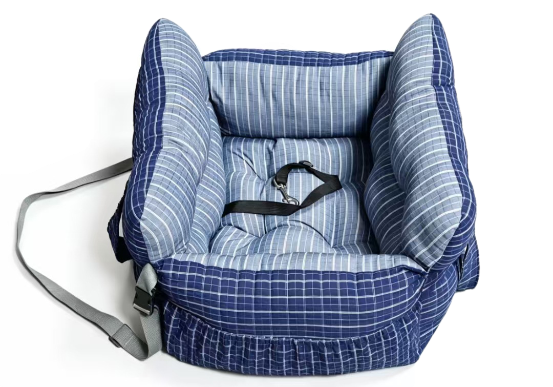 Vovanopet™ All-Weather Striped Travel Dog Car Seat & Lounge Bed