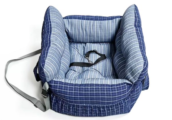 Vovanopet™ All-Weather Striped Travel Dog Car Seat & Lounge Bed
