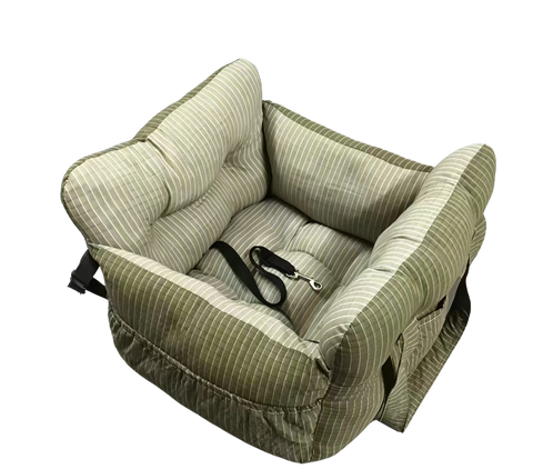 Vovanopet™ All-Weather Striped Travel Dog Car Seat & Lounge Bed