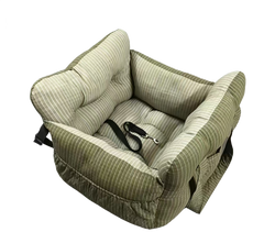 Vovanopet™ All-Weather Striped Travel Dog Car Seat & Lounge Bed