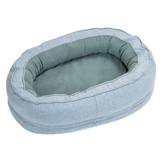 Calming Donut Pet Bed with Removable Cover – Soft Joint Support Sleep Cushion