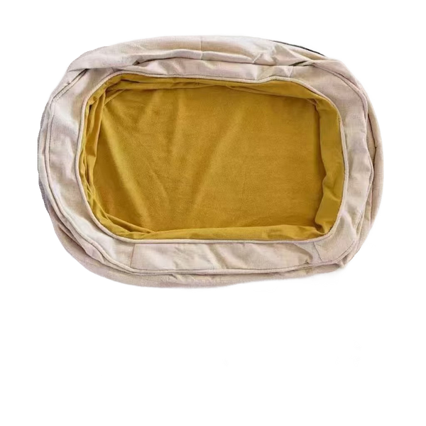 Calming Donut Pet Bed with Removable Cover – Soft Joint Support Sleep Cushion