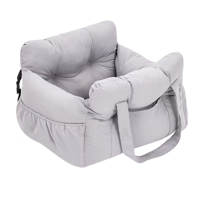 Vovanope  No-Assembly Portable PP Cotton Pet Car Seat & Travel Lounge Bed