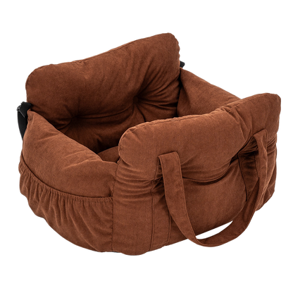 Vovanope  No-Assembly Portable PP Cotton Pet Car Seat & Travel Lounge Bed