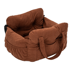 Vovanope  No-Assembly Portable PP Cotton Pet Car Seat & Travel Lounge Bed