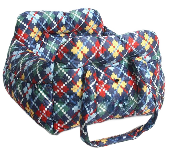 Vovanope  No-Assembly Portable PP Cotton Pet Car Seat & Travel Lounge Bed