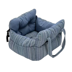 Vovanope  No-Assembly Portable PP Cotton Pet Car Seat & Travel Lounge Bed