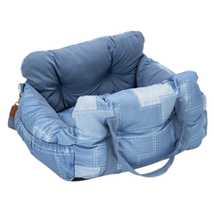 Vovanope  No-Assembly Portable PP Cotton Pet Car Seat & Travel Lounge Bed