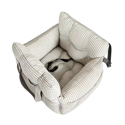 Vovanope  No-Assembly Portable PP Cotton Pet Car Seat & Travel Lounge Bed