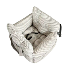 Vovanope  No-Assembly Portable PP Cotton Pet Car Seat & Travel Lounge Bed