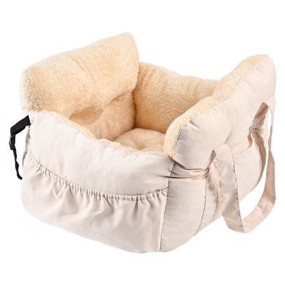 Vovanope  No-Assembly Portable PP Cotton Pet Car Seat & Travel Lounge Bed