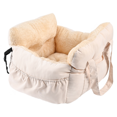 Vovanope  No-Assembly Portable PP Cotton Pet Car Seat & Travel Lounge Bed