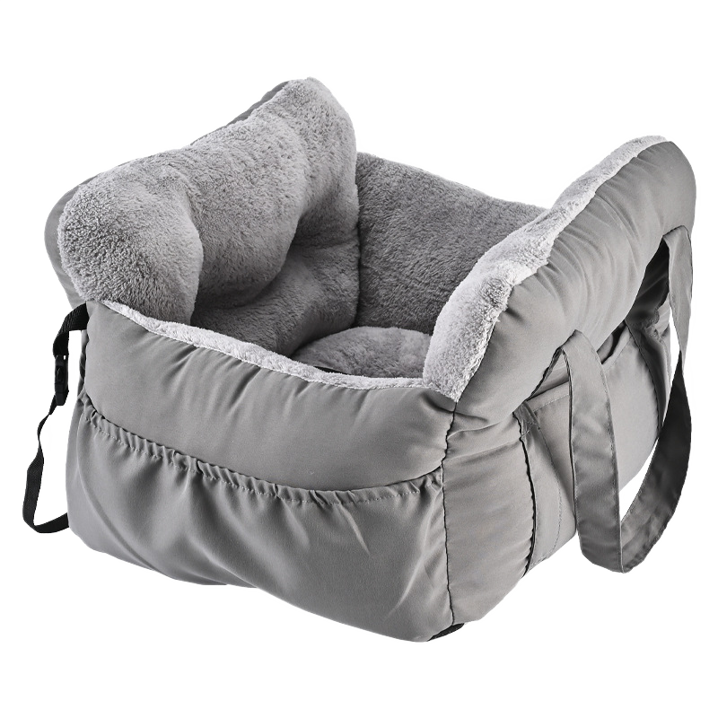 Vovanope  No-Assembly Portable PP Cotton Pet Car Seat & Travel Lounge Bed