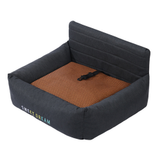 Heavy-Duty Fabric Car Booster Seat & Indoor Bed for Dogs & Cats