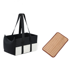 Portable Car Booster Seat & Travel Carrier Bed for Dogs & Cats – Waterproof, Breathable & Warm