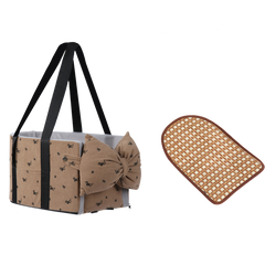 Portable Car Booster Seat & Travel Carrier Bed for Dogs & Cats – Waterproof, Breathable & Warm